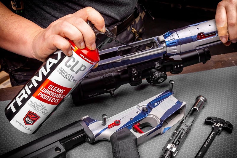 Real Avid Tri-Max 12oz CLP Gun Cleaning Oil - Long Lasting Gun Cleaner Spray w/Two-Position Nozzle Straw Excels in Extreme Temperatures - Image 3